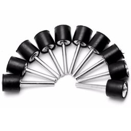 Mandrins en caoutchouc pour tambour 1/8 "" tige adaptée manchon de ponçage outil rotatif Dremel