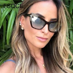 Lunettes de soleil œil de chat pour femmes accessoire de styliste vintage voyage été grande