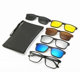 Lunettes de soleil magnétiques optiques polarisées personnalisées pour hommes et femmes clip de
