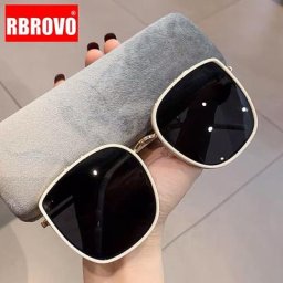 RBROVO – lunettes De soleil œil De chat pour femmes et hommes surdimensionnées marque De luxe à