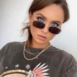 DYTYMJ – lunettes De soleil Vintage en alliage pour femmes et hommes petite monture carrée