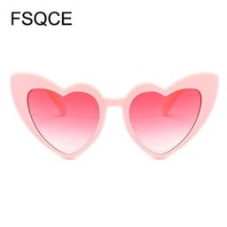 Lunettes de soleil rondes en forme de cœur pour femmes lunettes de soleil rétro Love Designer