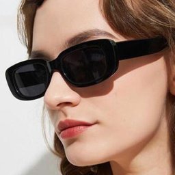 Lunettes de soleil carrées de luxe pour femmes petites lunettes de soleil rectangulaires marque