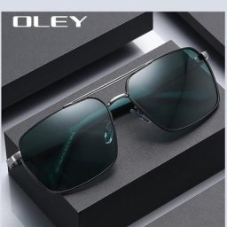 Oatteign- Lunettes de soleil polarisées pour hommes mode classique style pilote