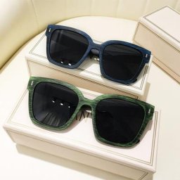 Lunettes de soleil polarisées rétro en bambou et bois pour homme et femme verres UV400 Style