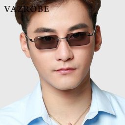 Vazrobe-Lunettes photochromiques pour hommes lunettes de soleil de conduite anti-coulée UV400