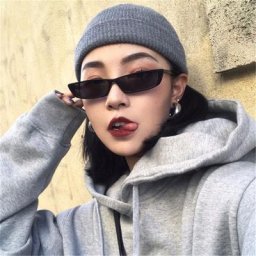 Petites lunettes de soleil rectangulaires pour femmes lunettes de soleil vintage lunettes à