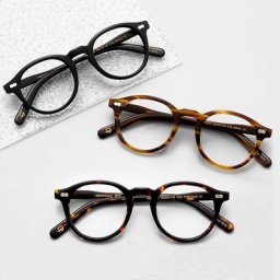 Monture de lunettes rondes rétro en acétate pour hommes et femmes lunettes optiques lunettes
