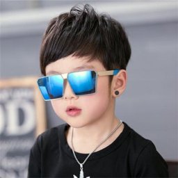Lunettes de soleil polarisées pour enfants cool miroir flexible revêtement UV400 sécurité