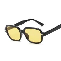 Lunettes De soleil rétro à rivets pour hommes et femmes petites lunettes carrées De styliste