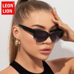 LeonLion – lunettes De soleil œil De chat pour femmes et hommes verres De styliste surdimensionnés