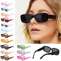 Lunettes de soleil à monture carrée pour hommes et femmes nuances vintage lunettes punk lunettes