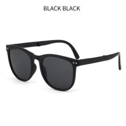 Lunettes de soleil rétro pliables pour femme accessoire de mode Anti-ultraviolet nouveau Style