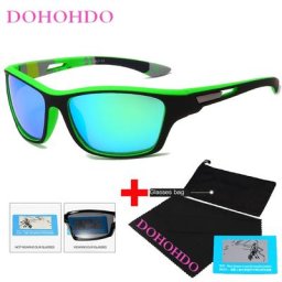 DOHOHDO – lunettes de soleil polarisées Anti-éblouissement pour hommes verres noirs pour la