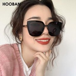 OBAN-Lunettes de soleil en œil de chat pour femmes lunettes de soleil rétro lunettes carrées de
