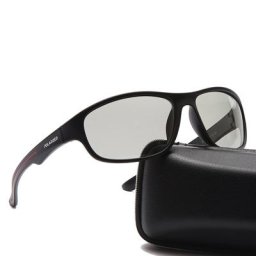 Lunettes de soleil photochromiques pour hommes polarisées pour la conduite changement de couleur