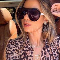 Lunettes de soleil œil de chat pour femme et homme surdimensionnées UV400 nouvelle mode