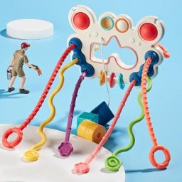 Jouets de développement mentaires oriel Montessori pour bébé ficelle de nervure préhension des