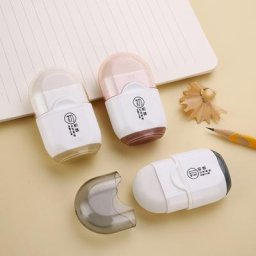 Taille-crayon multifonction 2 en 1 fournitures scolaires Kawaii articles de papeterie cadeau pour