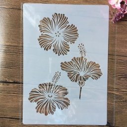 Pochoirs de superposition de fleurs de mandala peinture murale bricolage scrapbooking coloriage