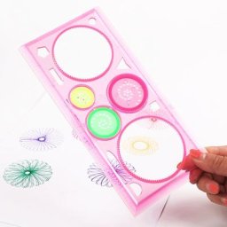 Règle de dessin en plastique pour enfants spirographe de puzzle intéressant peut améliorer le