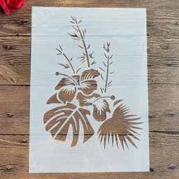 Pochoirs A4 29x21cm pour peinture murale scrapbooking coloriage gaufrage album papier