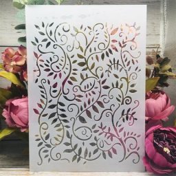 Pochoirs A4 à petites feuilles de lierre pour bricolage modèle de décoration pour Album de peinture