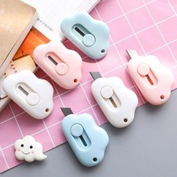 Mini coupe-papier nuage Kawaii 1 pièce opaque utilitaire réglable outils de bricolage