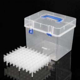 Boîte de rangement transparente pour stylos marqueurs conteneur plateau d'artisanat d'art bureau
