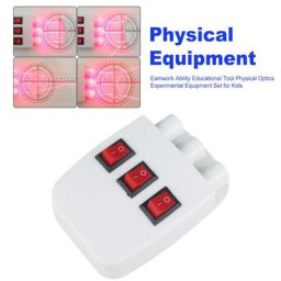 Kit d'optique physique en plastique excellente capacité pratique démonstration des enseignants