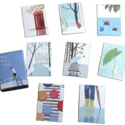 LOMO-Mini carte postale de vministériels x cadeau de noël et du nouvel an 28 feuilles/ensemble