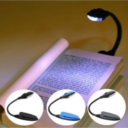 Mini lampe de lecture LED portable veilleuse de livre avec clip lampes de chambre de voyage à
