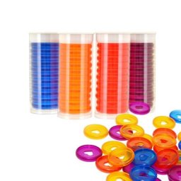 Macarons Transparents en Forme de Cœur /05/2019 à Disque Anneau de Reliure Carnet de Notes Trou