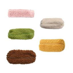 Korean Pen Pencil Case with Zipper Lambs Wool Multi-Purpose Travel School Office Organizer for Teen