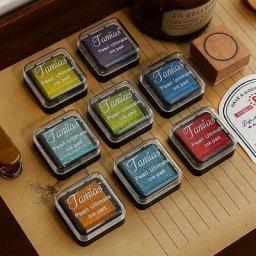 MOHAMM – tampons d'encre Vintage multicolores 1 pièce pour Scrapbooking carte timbre faire des