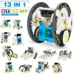Kits de Robot solaire 13 en 1 jouets éducatifs bloc d'apprentissage de la technologie STEM Robot