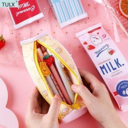 TULX – sac à crayons pour la rentrée scolaire jolie pochette kawaii trousse à crayons fournitures