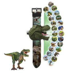 Montre-bracelet de dessin animé avec projecteur pour enfants jouet d'enseignement de la Cognition