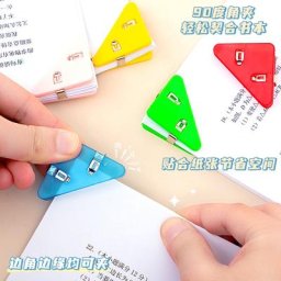 Trombones d'angle Triangle Page fichiers Documents billets porte-papier pince Clip 70 feuilles