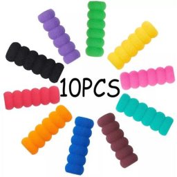 10 pièces. Mousse souple enfants porte-crayon tenir stylo Correction crayon poignées diamant