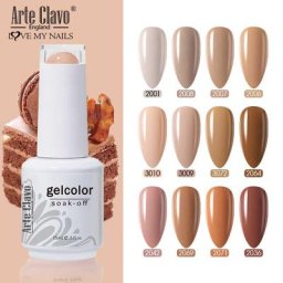 Arte Clavo15ml Gel vernis à ongles Nail Art 65 couleurs Gel à ongles coloré Soak Off UV Gel vernis