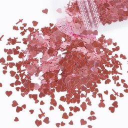 Mélange de paillettes holographiques en forme de cœur pour décoration des ongles pour Nail Art