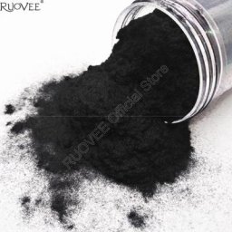 Poudre de velours flocage noire 3D pour la décoration d'art d'ongle tout neuf 50 grammes autres