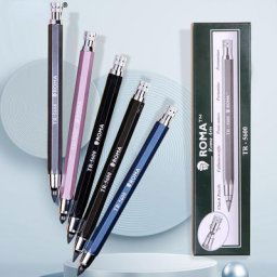 Crayon automatique peint à la main en métal pour dessin mécanique croquis spécial stylo d'activité