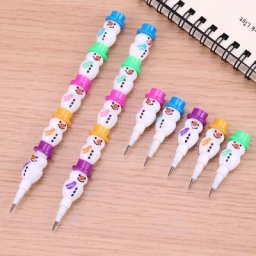 Crayon bonhomme de neige pour étudiants crayon standard peinture créative apprentissage