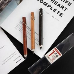 Stylo sans encre rechargeable forever avec boucle métallique crayon de croquis sans affûtage pour