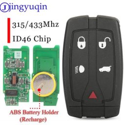 Jingyuqin-Clé télécommande intelligente à 5 boutons 315/433 MHz ID46 pour Land Rover Freelander