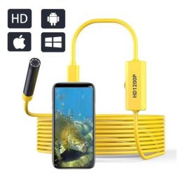 Caméra endoscope industrielle 1200P sonde 8mm 8LED pour smartphone Android ou Windows port USB