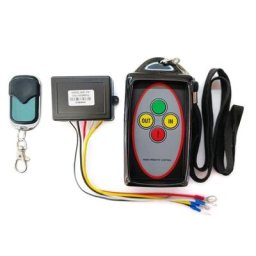 Mini treuil de voiture universel télécommande électrique sans fil avec transmetteur manuel Kits