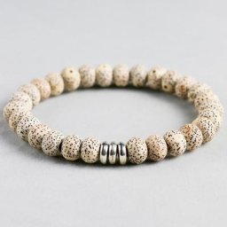 Bracelet bouddhiste tibétain fait à la main perles de Mala graine de Bodhi naturelle pour hommes